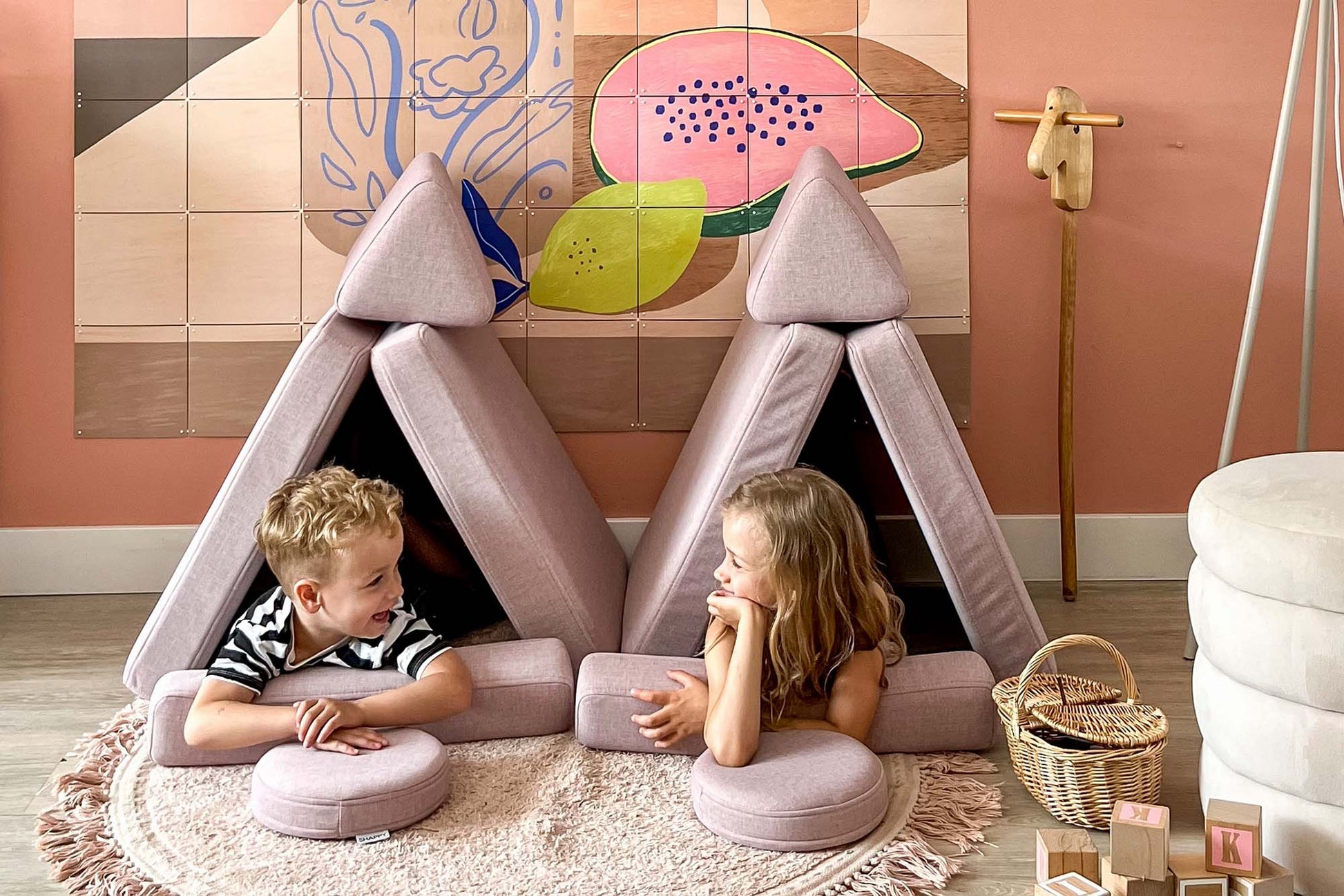 Shappy Original Play Sofa Mini Soft Pink