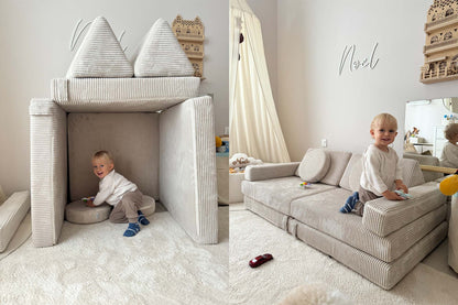 Shappy Play Sofa Pure Corduroy Vanilla