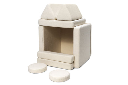 Shappy Play Sofa Original Teddy Soft Cream