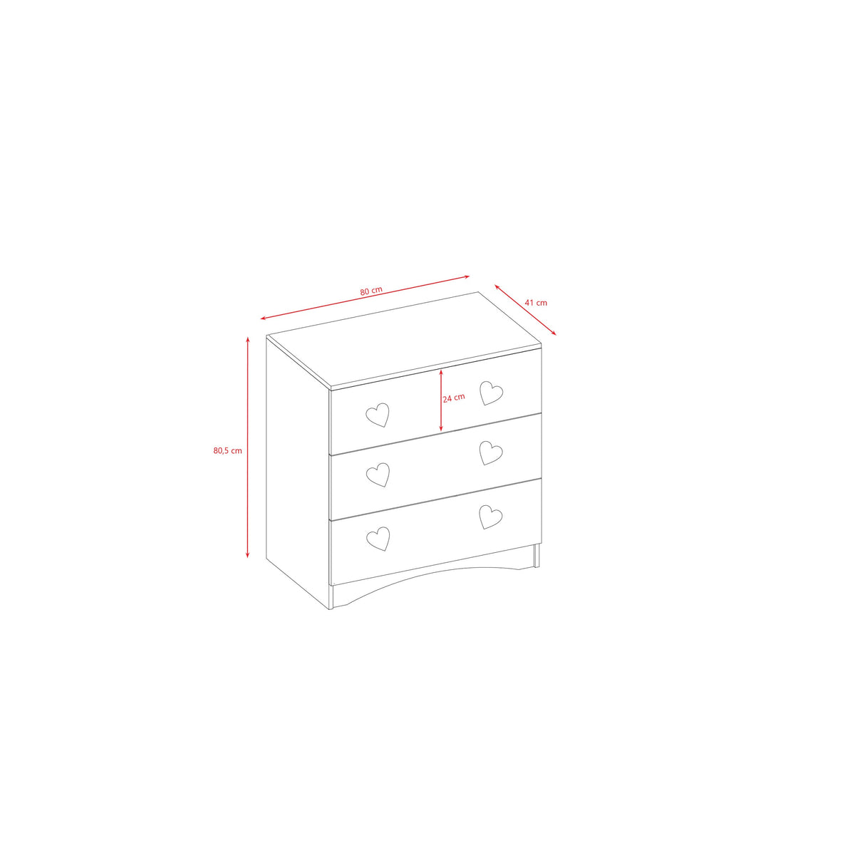 Chest-of-Drawers Julia