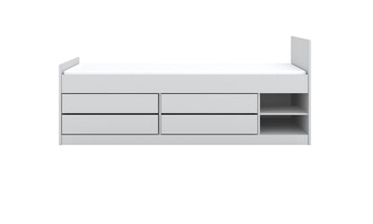 Children's Bed Leon - White