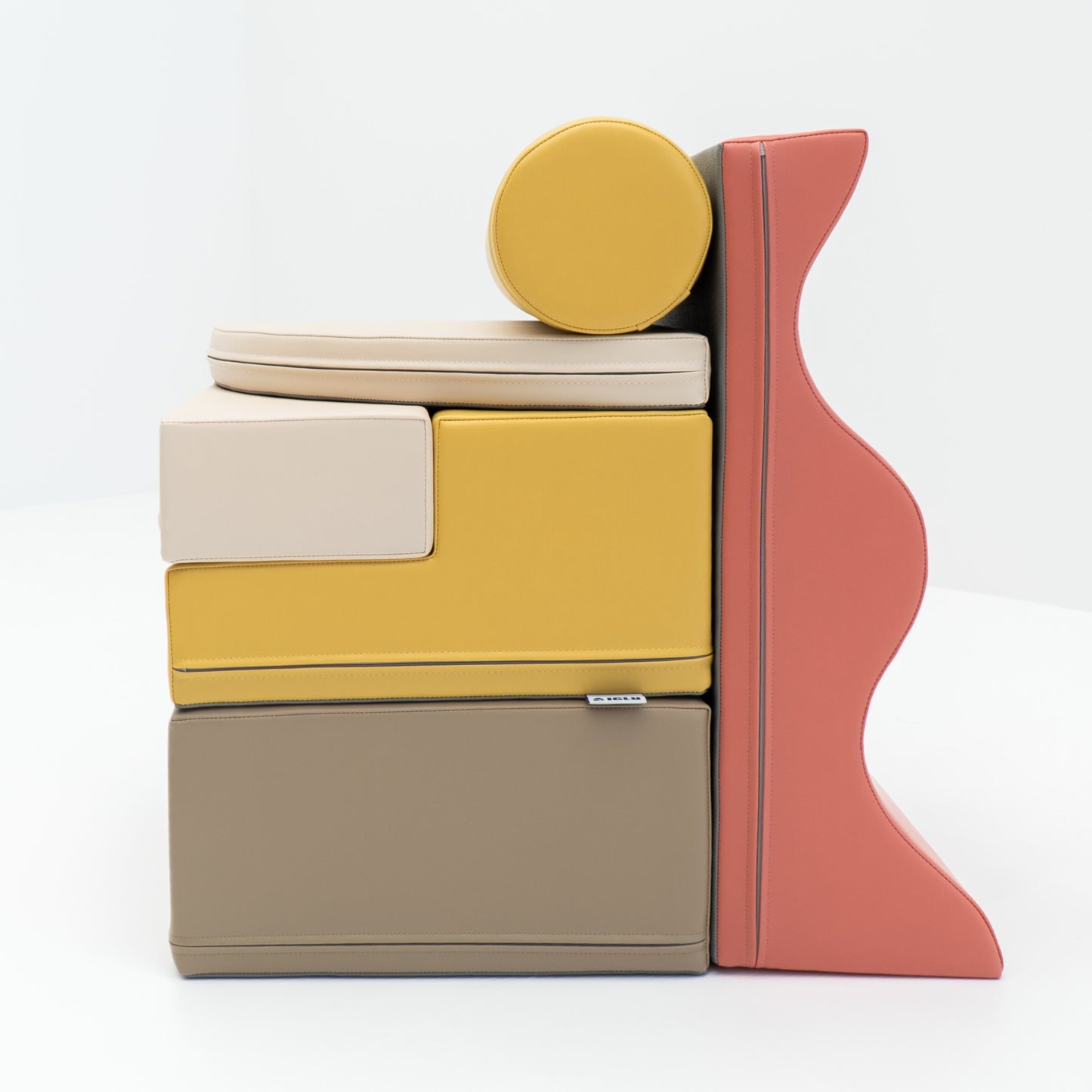 Soft Play 6 Foam Block Set - Pastel Pink Explorer