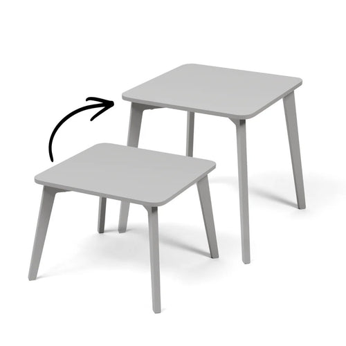 TULLA - Height-extendable Kids Table - Grey